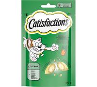 Catisfactions Snack per Gatto con Irresistibile Erba Gatta 6 Confezioni da 60g