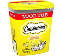 CATISFACTIONS Snack Gatto Mega Tub al Formaggio 350G