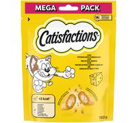 Catisfactions snack per gatti Maxi Pack 180 gr - Formaggio - 1° ORDINE? scegli lo sconto BZR5 / BZR20 + 200 punti fedeltà