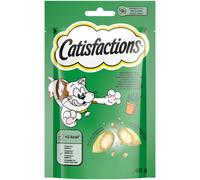Catisfactions snack per gatto bustina 60 gr - Erba Gatta - 1° ORDINE? scegli lo sconto BZR5 / BZR20 + 200 punti fedeltà