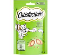 Catisfactions snack per gatto bustina 60 gr - Tonno - 1° ORDINE? scegli lo sconto BZR5 / BZR20 + 200 punti fedeltà