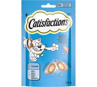 Catisfactions Snack per Gatto con Salmone 60G