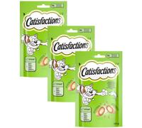 Catisfactions Snack per Gatto con Tonno KIT RISPARMIO 3X60G