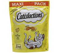 Catisfactions Snack per Gatto Delizioso Formaggio - Confezione da 180g x 4 Pezzi