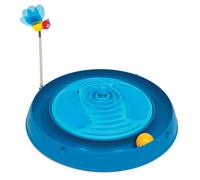 Catit 3In1 Giocattolo Per Gatti Blu Con Massaggio, Palla E Api, 4X36X39,5 Cm