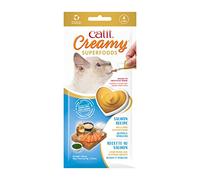 Catit Creamy Superfood - Pasta per gatti con salmone e superfood Quinoa e Spirulina