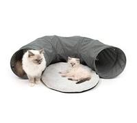 Catit Vesper Tunnel con letto per gatto, grigio, 68 x 97 x 28 cm