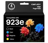 CATJOY OfficeJet Pro 8135e Stampante a getto d'inchiostro a colori, colore nero, stampa, copia, scansione, fax, touchscreen, ideale per piccole imprese, casa, ufficio, 923 923XL inclusa