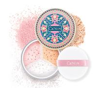CATKIN Cipria in Polvere, Cipria Trasparente Fissante, Texture Leggero, Finish Matte, Uniforma l'incarnato, Idratante e Anti-Età, Tenuta fino a 12 Ore, per Pelli Secche, 4g*3