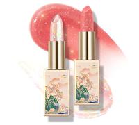 CATKIN Colorato Balsamo Labbra Burrocacao, Formula Idratante e Riparatore, Ingredienti Naturale, Nutriente Fino a 24 Ore，Protettivo Per Labbra Secche e Screpolate, Con Vitamina E, 3.5g, 2PCS(04+06)