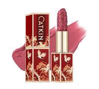 CATKIN Rossetto Opaco Colore Intenso, Formula A Lunga Durata e Idratante, con Vitamina E, Effetto Naturale, Finish Satinato, per Sensibili Labbra, 3.2g (CP166)