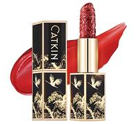 CATKIN Rossetto Opaco Colore Intenso, Formula A Lunga Durata e Idratante, con Vitamina E, Effetto Naturale, Finish Satinato, per Sensibili Labbra, 3.2g (CR130)