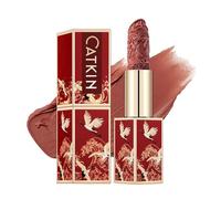 CATKIN Rossetto Opaco Colore Intenso, Formula A Lunga Durata e Idratante, con Vitamina E, Effetto Naturale, Finish Satinato, per Sensibili Labbra, 3.2g (CO174)