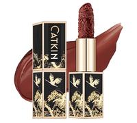 CATKIN Rossetto Opaco Colore Intenso, Formula A Lunga Durata e Idratante, con Vitamina E, Effetto Naturale, Finish Satinato, per Sensibili Labbra, 3.2g (CO135)