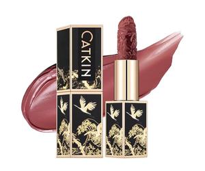 CATKIN Rossetto Opaco Colore Intenso, Formula A Lunga Durata e Idratante, con Vitamina E, Effetto Naturale, Finish Satinato, per Sensibili Labbra, 3.2g (CR172)