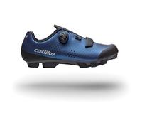 CATLIKE 7200600028 - Scarpe da Ciclismo Kompact'o X MTB/XC Taglia 39 Massimo Comfort con Sistema Regolazione ATOP per Uomini e Donne, Chiusura con Cinturino in Velcro Colore Blu