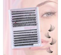 catlinez fai da te ciglia extension set, (9-16 mm), 30D + 40D ciglia fai da te ciglia, 280 pezzi ciglia extension set, senza colla, senza pinzette