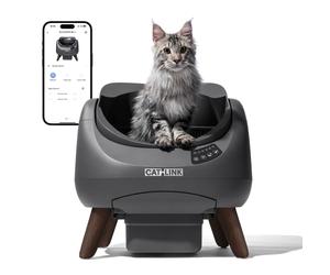 CATLINK Open X - Lettiera Automatica Autopulente Aperta grigia - CATLINK-C08-G