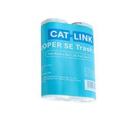 CATLINK Sacchetti di ricambio per lettiera autopulente Baymax | 40 pezzi (1 confezione = 2 rotoli) | Sacchetti antistrappo su misura e inodore