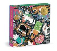 Galison Puzzle Catmas Chaos 500 pezzi Foil