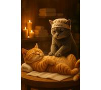 Catness Notebook Elegant Writing Journal: Funny Cat Wellness Design for Creative Thoughts, Planning, and Ideas