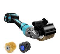 Catolsss Smerigliatrice a batteria 800 W, compatibile con Makita 18 V, senza spazzole, 8000 giri/min, satinatrice per ristrutturazioni esterne, 2 spazzole a ventaglio e accessori (senza batteria)