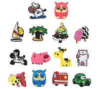 Catoon Animals Auto Magneti Frigorifero 14 Pezzi Set Auto Magnete Auto Magneti Frigorifero Lavagna Bianco Aula Cucina Ufficio (14 pezzi)