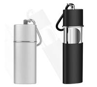 CATOR 2 Pezzi Posacenere Portatile Tascabile, Posacenere Tascabile, Portacenere Portatile Da Tasca Antiodore, Porta Mozziconi Tascabile, Mini Portacenere Tascabile Per Fumatori, Passeggiate E Viaggio