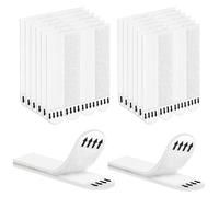 CATOR 24 Coppie adesivi per quadri da appendere, appendi quadri senza chiodi, appendi quadri senza chiodi, strisce adesive per muro decorative Rimovibili, strisce per Cornici e Poster