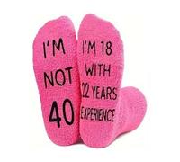 CATOR Regali per il 40° compleanno per le donne, regalo 40 anni donna, divertenti calze di compleanno per mamma sorella insegnante o lei, migliori idee regalo di compleanno uniche per le donne(40)