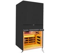 CATOTEL Copertura per sauna, impermeabile, in legno Oxford 420D, per una persona singola, per esterni e interni, copertura antipolvere adatta per sauna domestica (101,6 x 96,5 x 185,4 cm (lunghezza x
