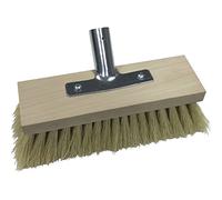 Catrame di spazzola Fiber | 23 cm quadrato | senza manico - con manico in metallo foro
