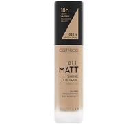 Catrice All Matt Shine Control Make Up, Foundation No. 022 N Neutral Sand, Nude, Anti-Shine Long-Lasting, Matting, Soft-Drawing Smoothing, Matte, Vegan, Oil-Free, Alcohol Free (30 ml)