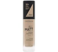 Catrice All Matt Shine Control Make Up Foundation No. 033 C Cool Almond Nude Anti-Shine Long Lasting Matte Soft Drawing Smoothing Matte Vegan Oil Free Alcohol Free 30 ml