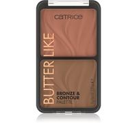 Catrice Butter Like Bronze & Contour Palette, lunga durata, definizione, risultato istantaneo, naturale, opaca (9g)