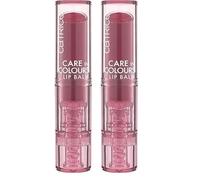Catrice Care In Colours Lip Balm, n. 030, Nude, idratante, nutriente, naturale, lucido, vegano, senza alcool, senza conservanti, senza parabeni, confezione da 2 (3 g)