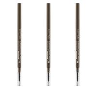 Catrice Catrice Slim'Matic - Matic Ultra Precise Brow Pencil, con spazzola per sopracciglia, confezione da 3 (3 x 0,05 g), n. 035 Ash Brown