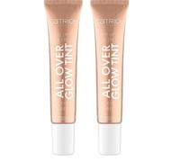 Catrice Cosmetics All Over Glow Tint, Schiarente, Asciugatura Rapida, Risultato Istantaneo, Brillante, 15 ml (Confezione da 2)