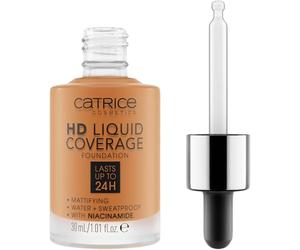 Catrice Cosmetics HD Liquid Coverage Fondotinta Viso Effetto Opacizzante, lunga durata, opacizzante, controllo della pelle grassa/controllo della lucidità, opaca (30 ml)
