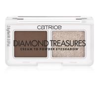 Catrice Diamond Treasures duo di ombretti colore 01 Hazel Spark 2.8 g