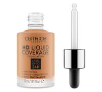 Catrice | Fondotinta HD Liquid Coverage | Copertura elevata e naturale | Vegano e cruelty free (070 | Toffee Beige)
