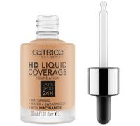 Catrice - HD Liquid Coverage Fondotinta Viso 30 ml Marrone chiaro female