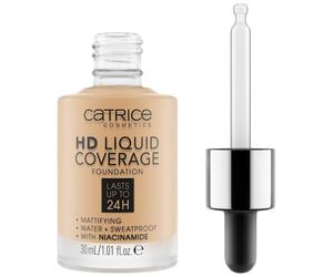 Catrice - HD Liquid Coverage Fondotinta Viso 30 ml Marrone chiaro female
