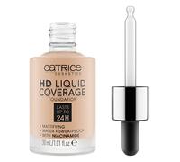 Catrice HD Liquid Coverage Fondotinta Viso Effetto Opacizzante, lunga durata, opacizzante, 30-Sand Beige, (30ml)