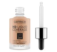 Catrice HD Liquid Coverage Fondotinta Viso Effetto Opacizzante, lunga durata, opacizzante, opaca (30ml)