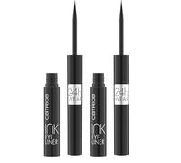 Catrice Ink Eyeliner, n. 010, nero, coprente, ultra nero, risultato espresso, colore intenso, opaco, vegano, senza particelle di microplastica, senza profumo, senza olio, confezione da 2,7 ml