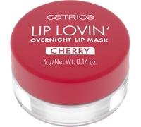 Catrice Lip Lovin' maschera idratante per le labbra per la notte colore 020 Cherry Pop 4 g