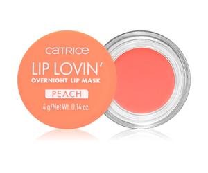 Catrice Lip Lovin' maschera idratante per le labbra per la notte colore 030 Feelin' Peachy 4 g