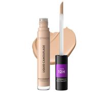 CATRICE Liquid Camouflage High Coverage Concealer 020 Light Beige - Alta coprenza e tenuta fino a 12 ore - Texture liquida senza siliconi - Vegano, resistente al agua y no transfer - 5 ml