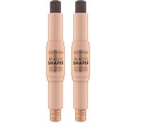 Catrice Magic Shaper Contour & Glow Stick, matita contorno n. 060, multicolore, definitivo, risultato immediato, naturale, vegano, senza profumo, senza alcool, senza parabeni, confezione da 2 (9 g)